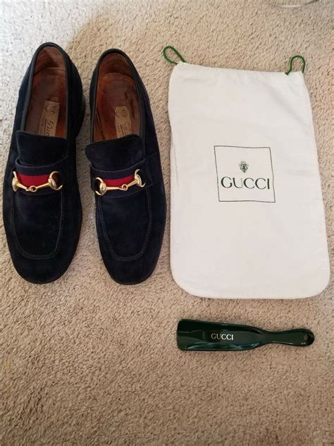 mens gucci blue suede shoes|men's Gucci double g shoes.